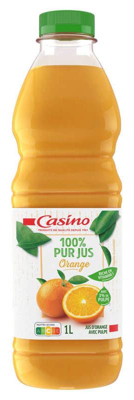 Casino 100% Pur Jus Orange 1L
