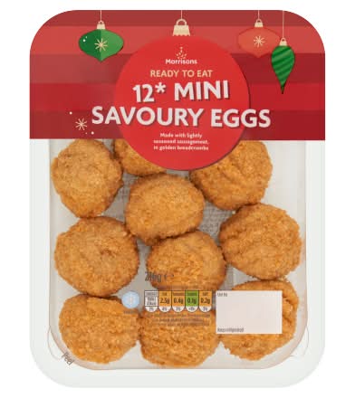 Morrisons Mini Savoury Eggs (12 pack)