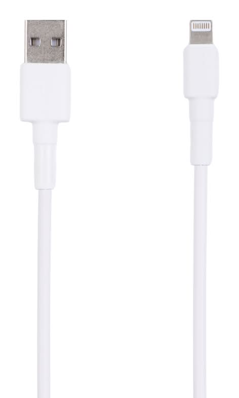 Miniso · Cable de carga rápida usb a lightning, 100 cm, blanco