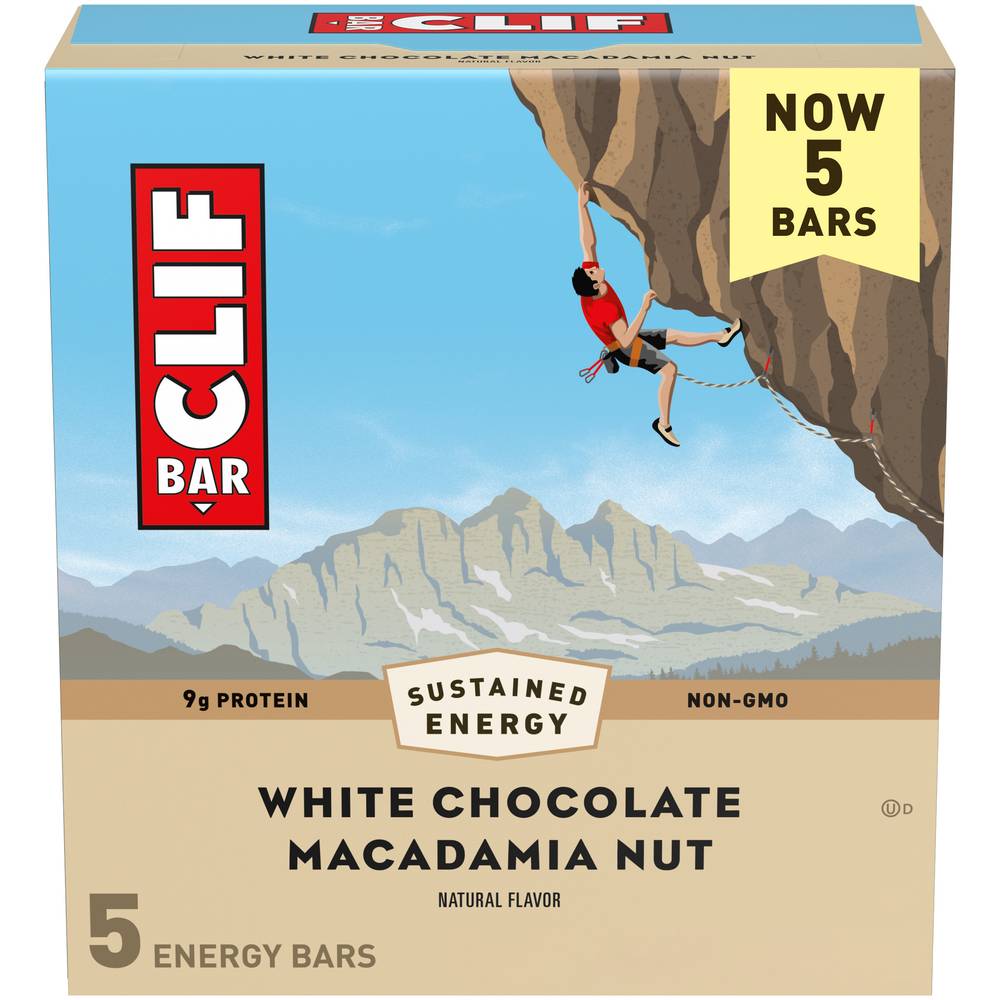 Clif Bar Energy Bars, White Chocolate Macadamia Nut (2.4 oz)