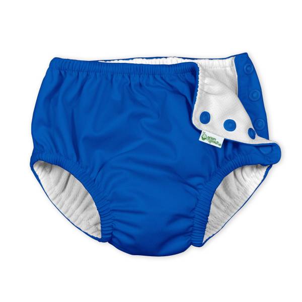 I Play By Green Sprouts Snap Swim Diaper in Royal