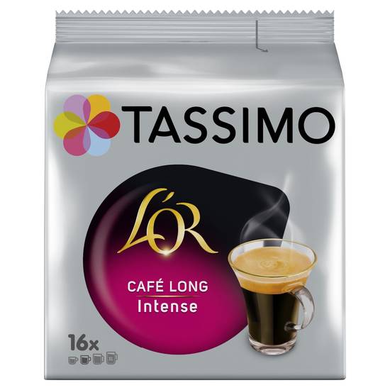 Café dosettes café long intense L'OR TASSIMO - le paquet de 16 dosettes