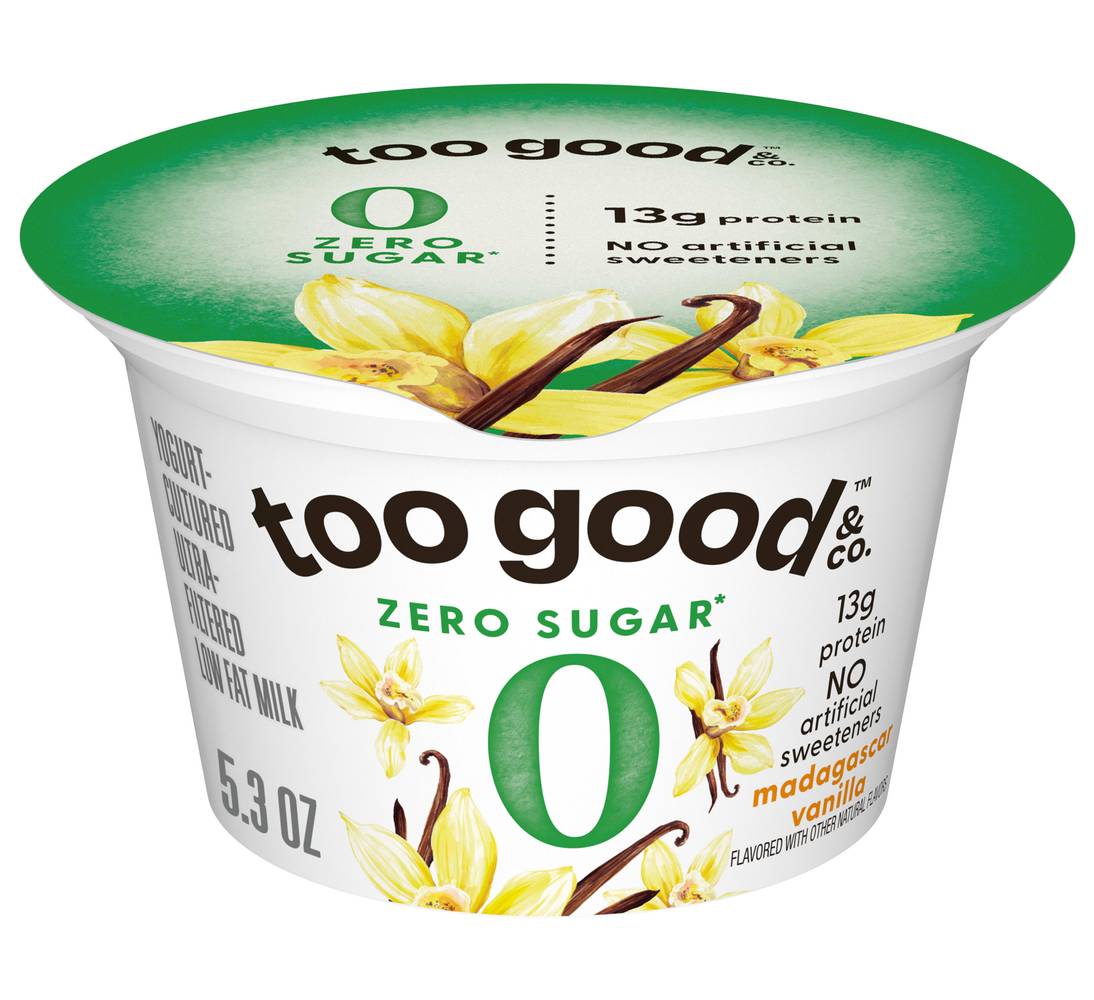 Too Good & Co. Zero Sugar Madagascar, Vanilla (5.3 oz)