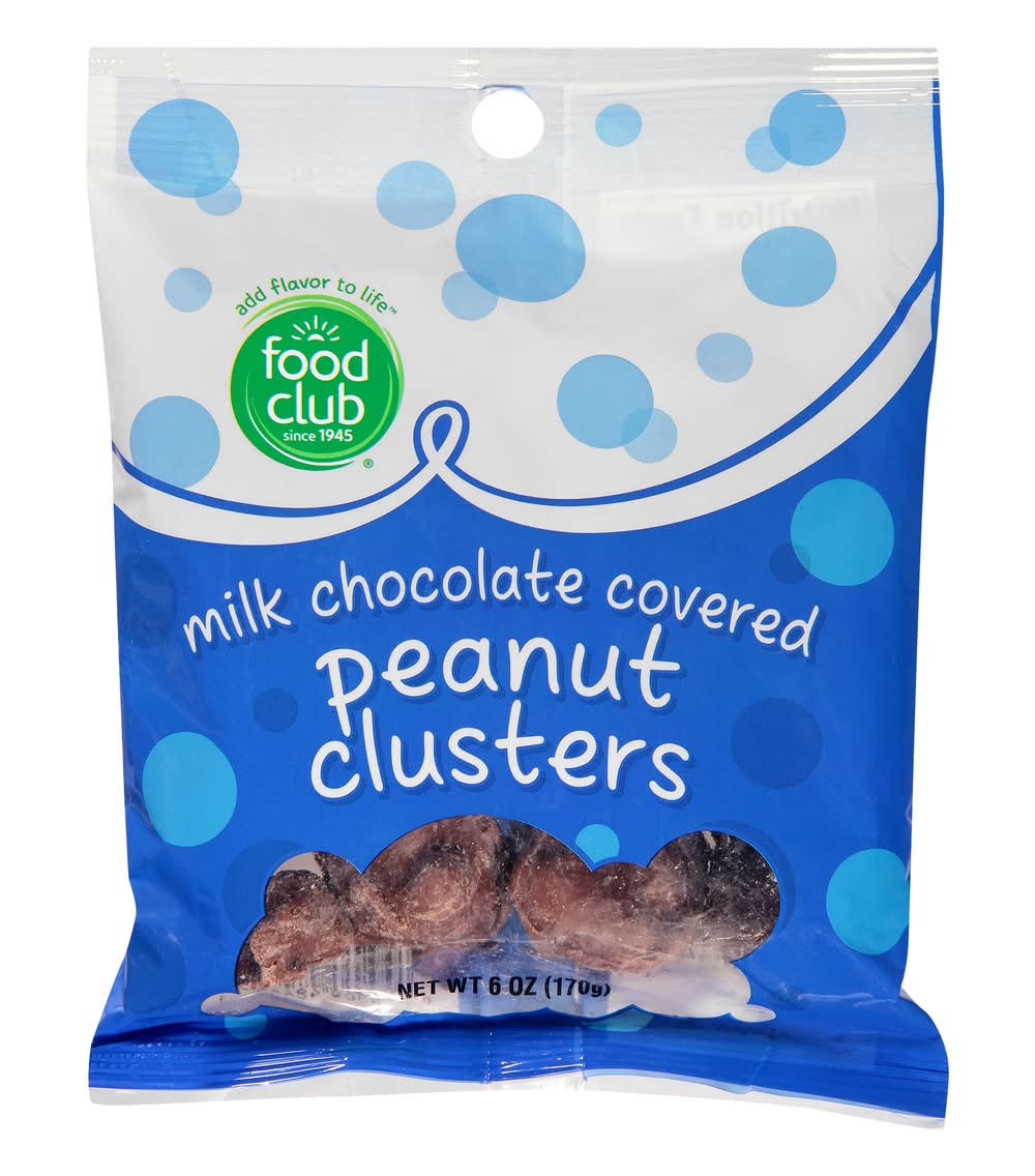 Food Club Milk Chocolate Covered Peanut Clusters (6 oz)