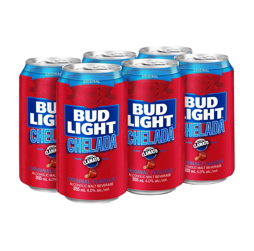 Bud Light Chelada  (6 Cans, 355ml)