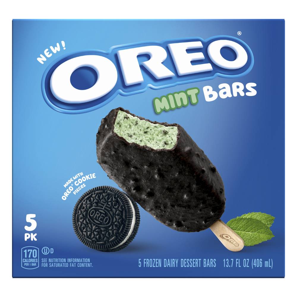 Oreo Mint Frozen Dairy Dessert Bars (mint)