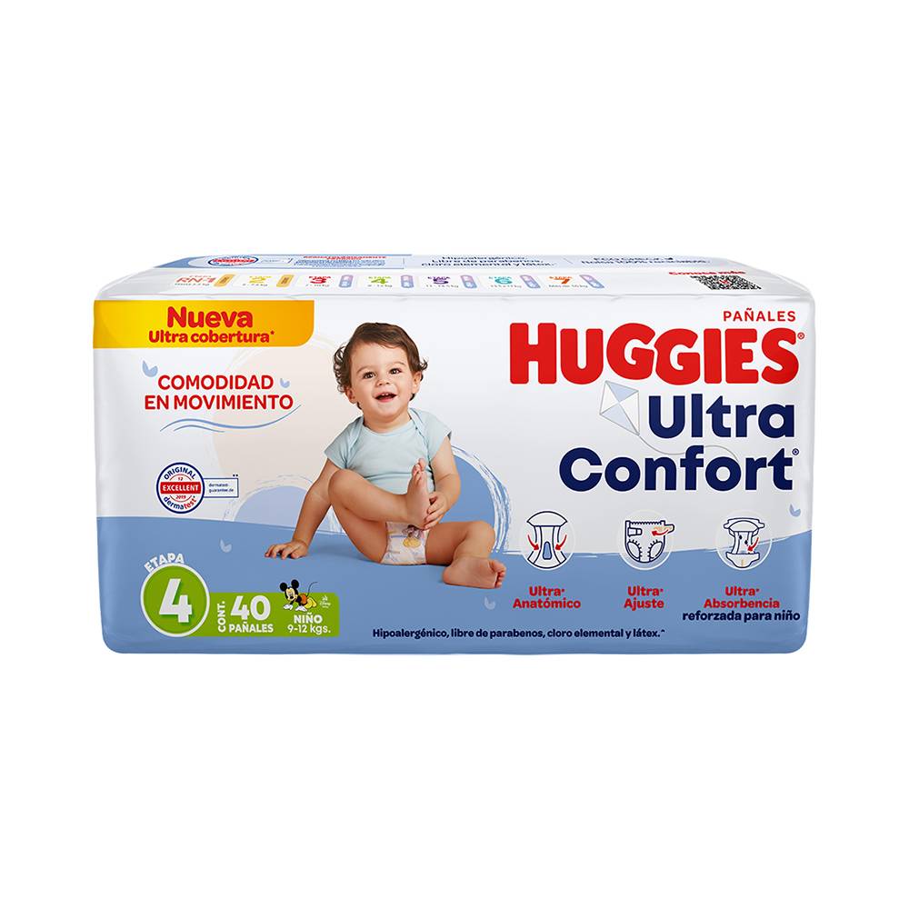 Huggies · Pañales, Etapa 4 (40 un)