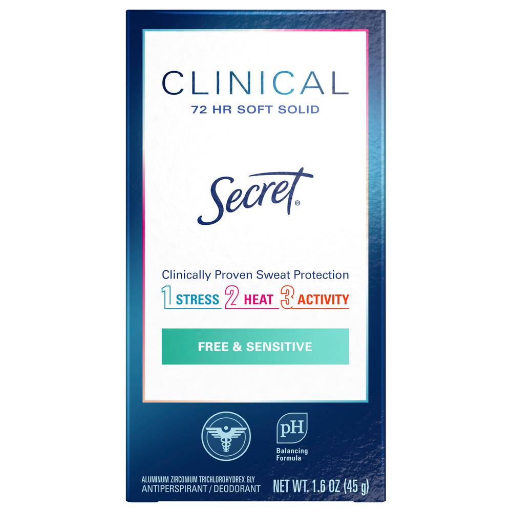 Secret Clinical Strength Soft Solid Antiperspirant Deodorant (1.6 oz)