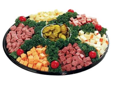 Large Cheese and Sausage Tidbit Tray