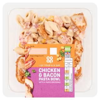 Co-op Chicken & Bacon Pasta Bowl 270g