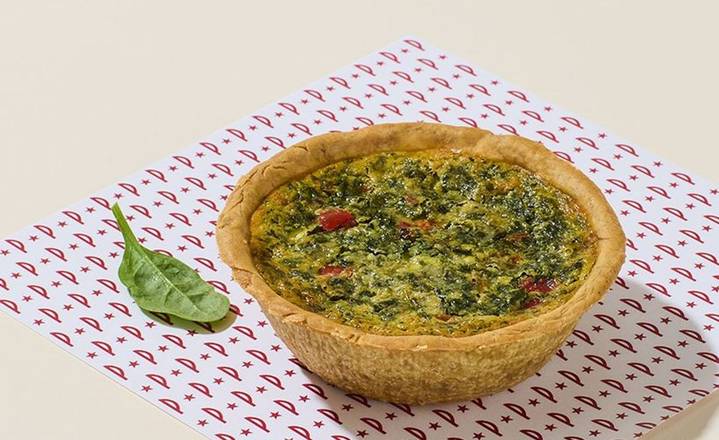 Spinach & Fontina Quiche