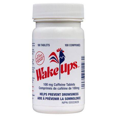 Wake-Ups Caffeine Tablets 100 mg (100 units)