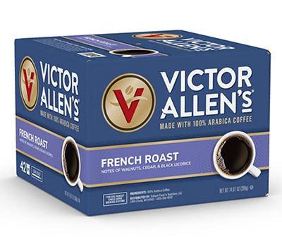 Victor Allen's Coffee French Roast Coffee Pods (14.07 oz, 42 ct)