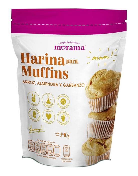 Morama harina para muffins (doypack 390 g)