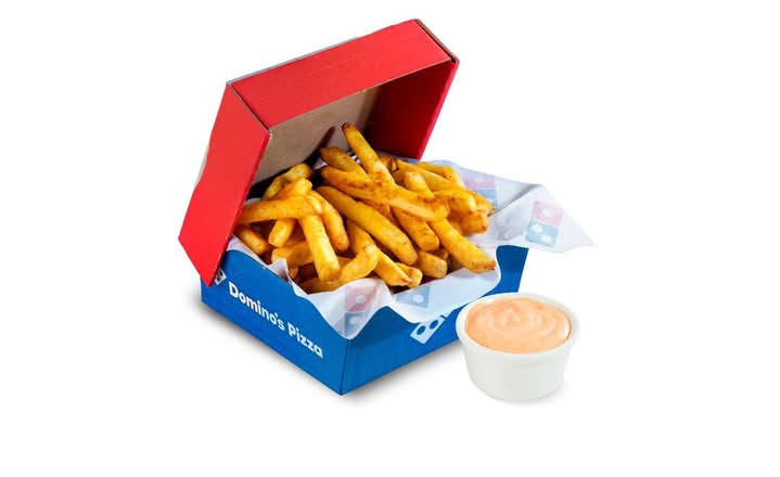 Frytki Box z sosem 1000 wysp
