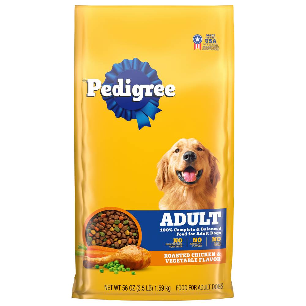 Pedigree Adult Complete Nutrition Chicken Rice & Vegetable Dog Food (3.5 lbs)