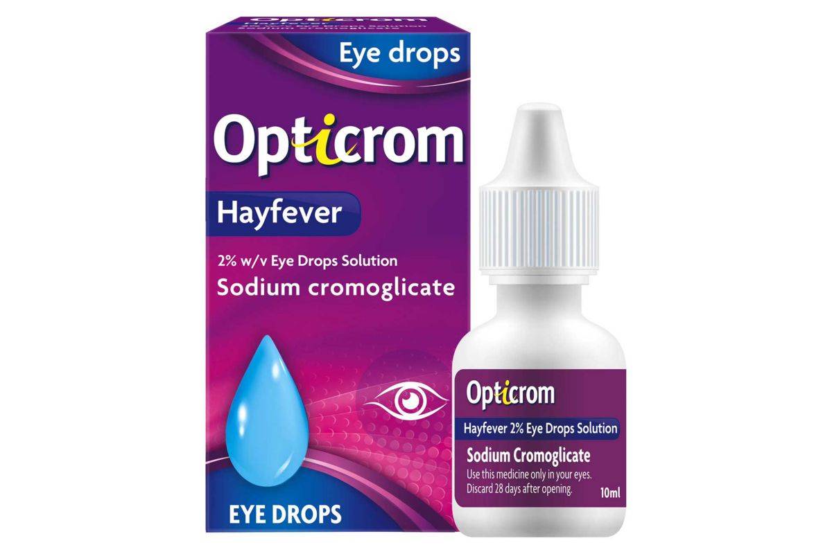 Opticrom Hayfever Eye Drops 10ml