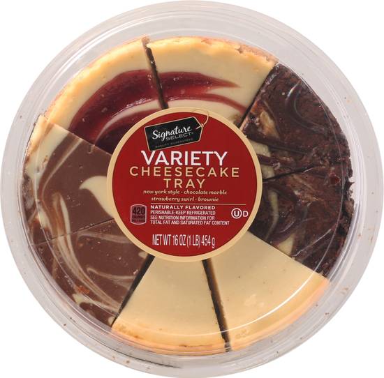 Signature Select Variety Cheesecake Tray (16 oz)