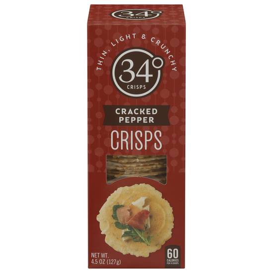 34 Degrees Cracked Pepper Crisps (4.5 oz)