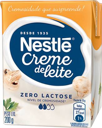 Nestlé creme de leite zero lactose
