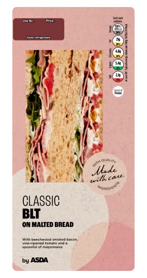 ASDA Classic Blt on Malted Bread
