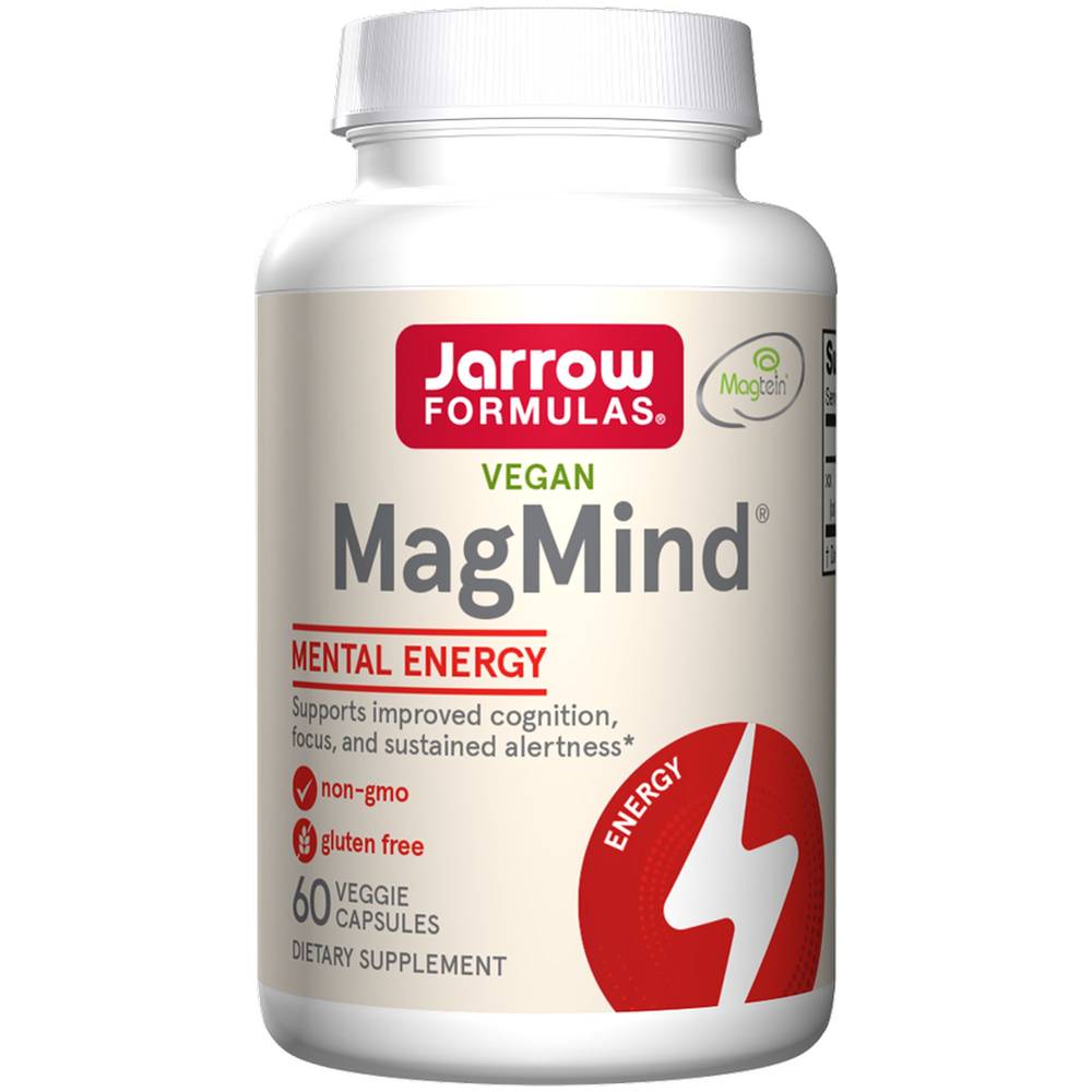 Jarrow Formulas Magmind Productivity Mental Wellness Veggie Capsules (60 ct)