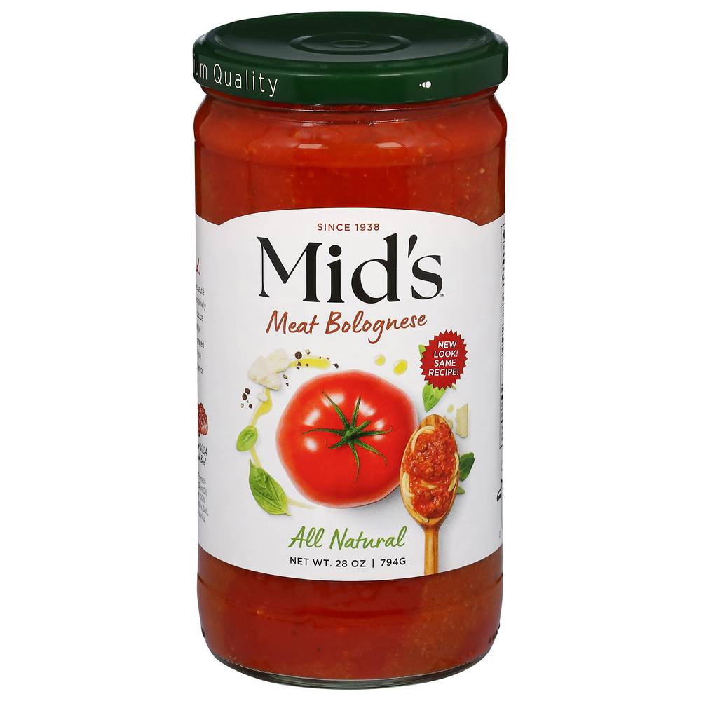 Mid's True Sicilian Meat Bolognese Pasta Sauce (28 oz)