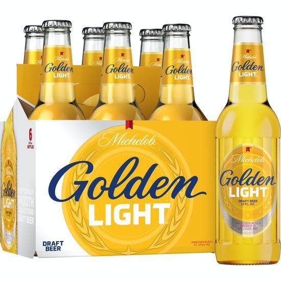 Michelob Golden Draft Light Lager (6x 12oz bottles)