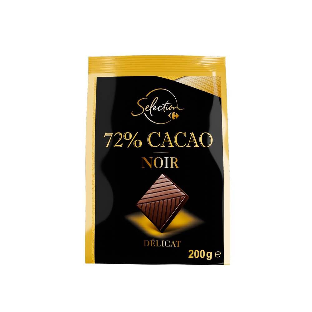 Carrefour Selection - Chocolat noir 72% cacao