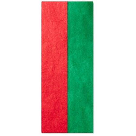 Hallmark Christmas Tissue Paper, Green-Red (35 ct)