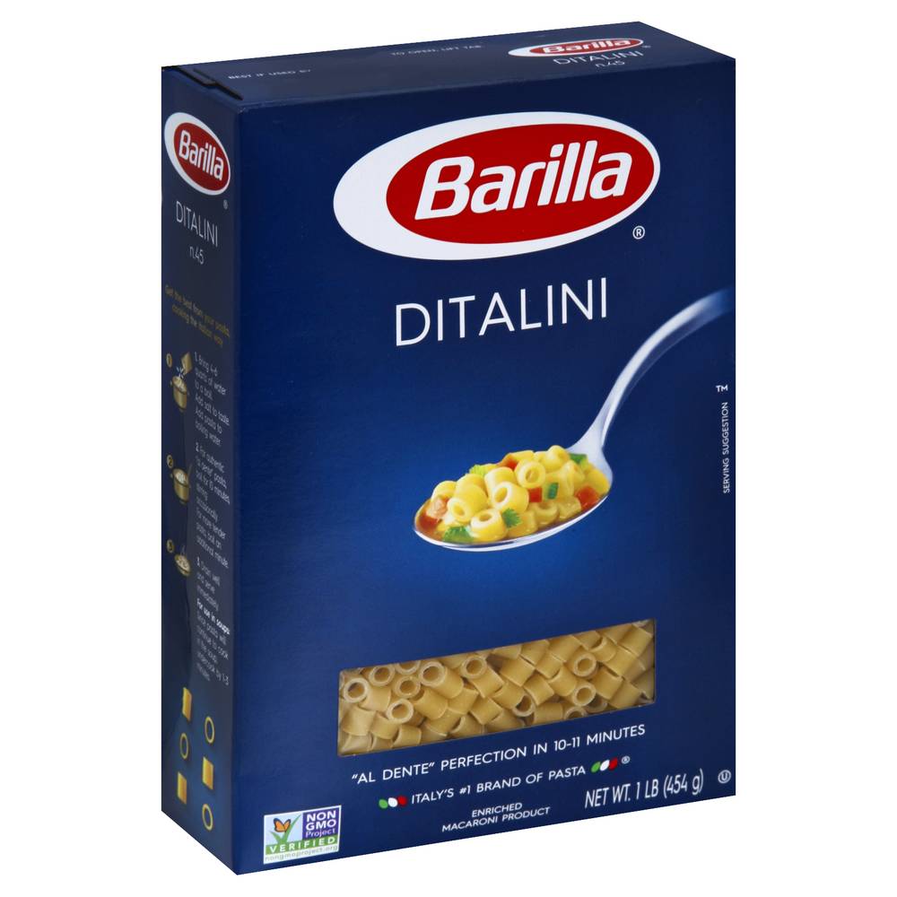 Barilla Classic Ditalini Pasta (1 lbs)