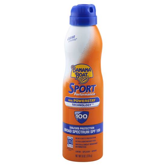 Banana Boat Ultra Sport Clear Sunscreen Spray Spf 100 (6 oz)