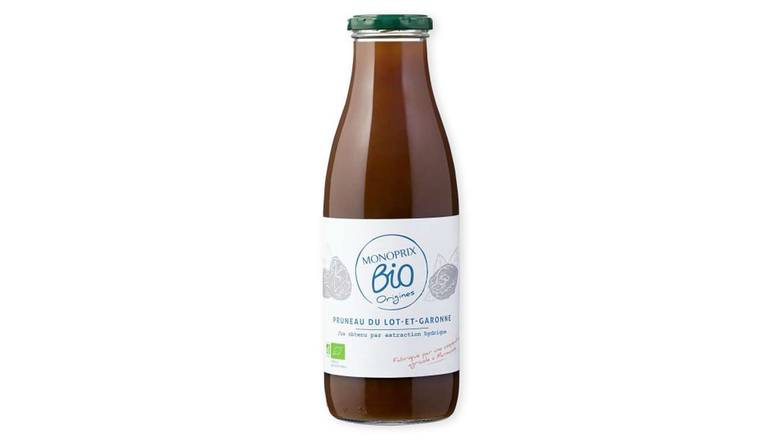 Monoprix Bio Origines Jus de pruneau du Lot et Garonne, Bio La bouteille de 75cl