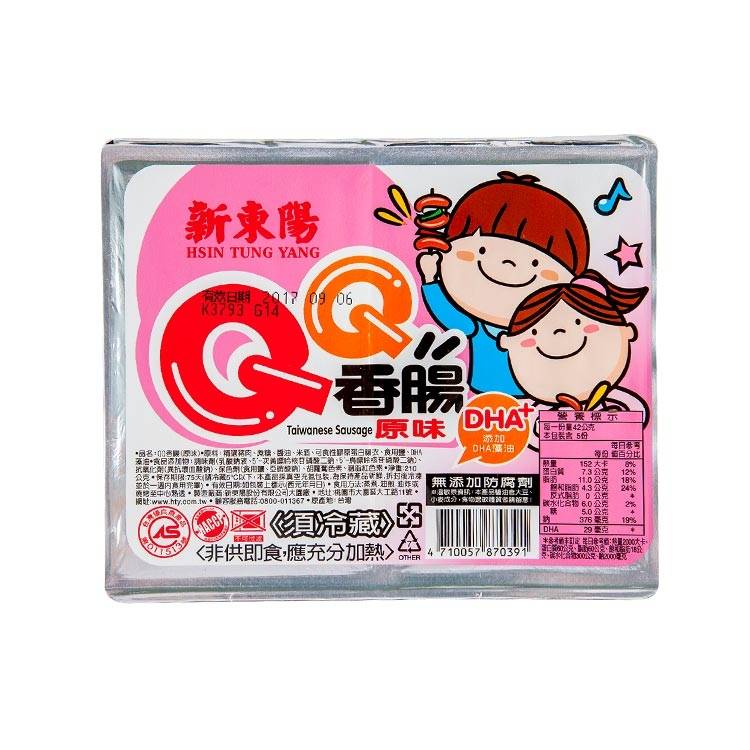 *新東陽QQ小香腸-原味  210g/包#468767