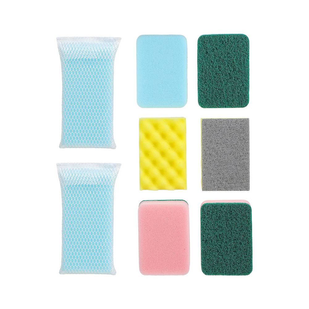 Miniso paquete de esponjas para limpieza (8 piezas)