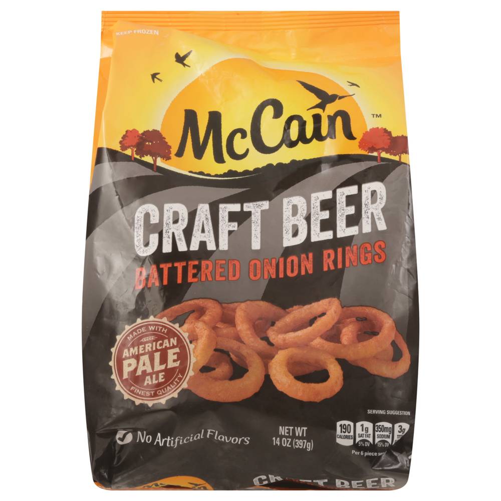 McCain Craft Beer Battered Onion Rings (14 oz)