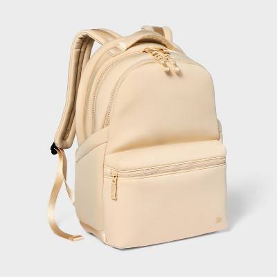 All In Motion Faux Neoprene Backpack, Tan