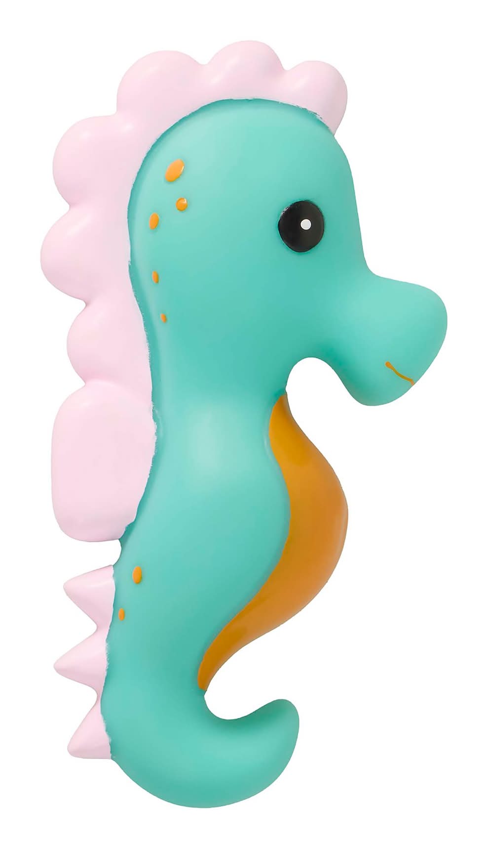 Joyhound Vinyl Seahorse Dog Toy, Medium-Large, Teal-Orange – Keep