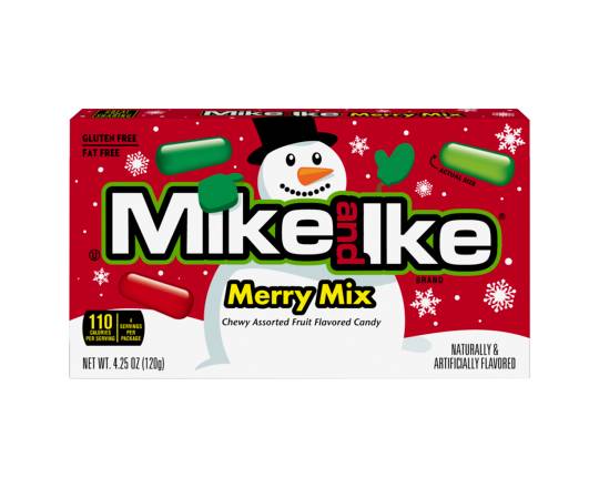 Mike and Ike Chewy Fruit Candy, Merry Mix (4.25 oz)