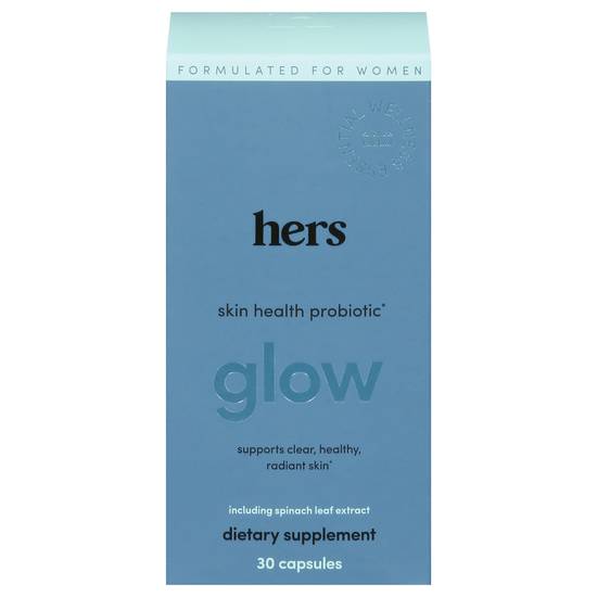 Hers Glow Skin Health Probiotic (30 ct)