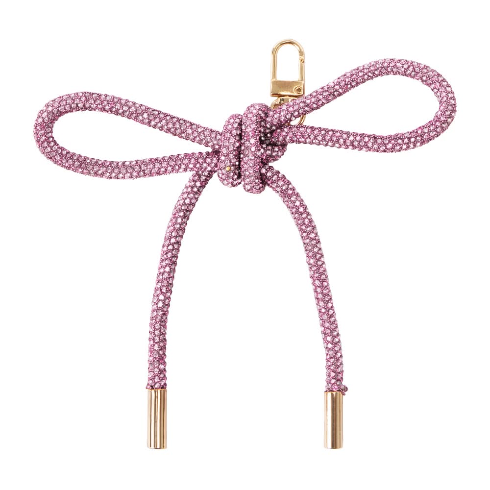 Bling Bow Charm Pink Bow