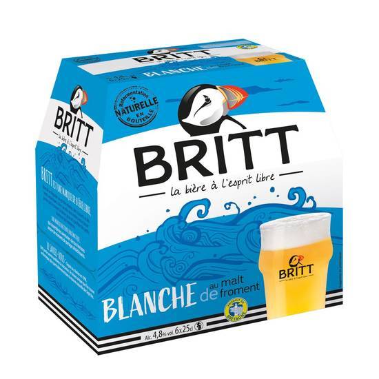 Britt - Biére blanche (6 pièces, 250 ml)
