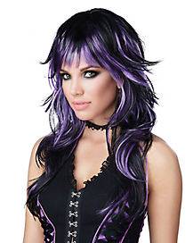 Purple and Black Tempting Tresses Wig