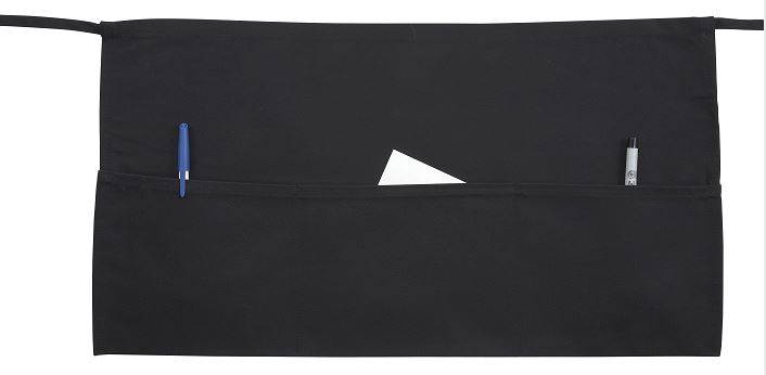 WinCo Foods 3 Pocket Waist Apron, Black