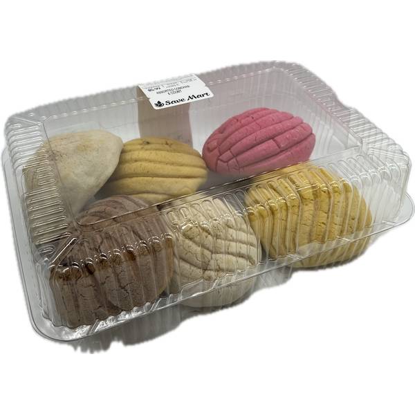 Assorted Conchas, 6 Count