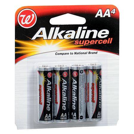 Walgreens Alkaline Supercell Batteries (4 ct)