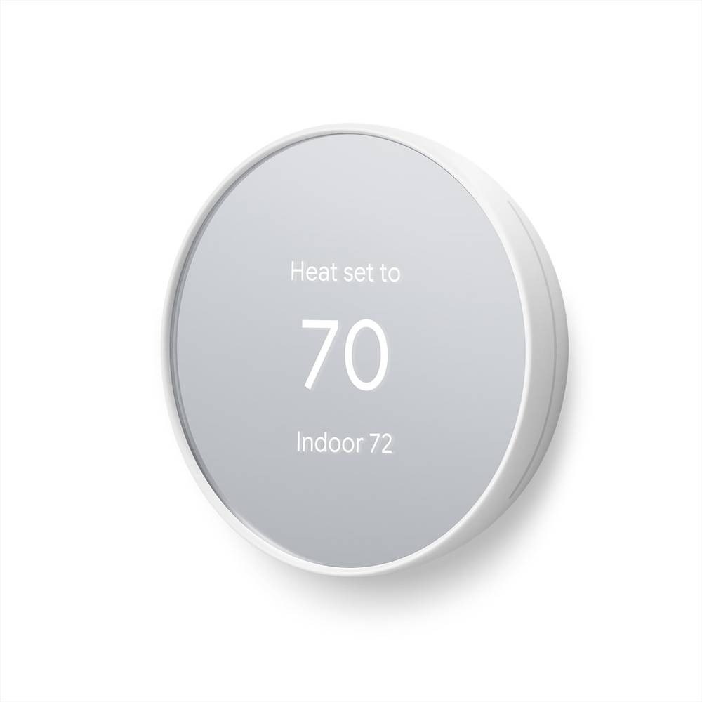 Google Nest Thermostat with Wi-Fi Compatibility - Snow | GA01334-US