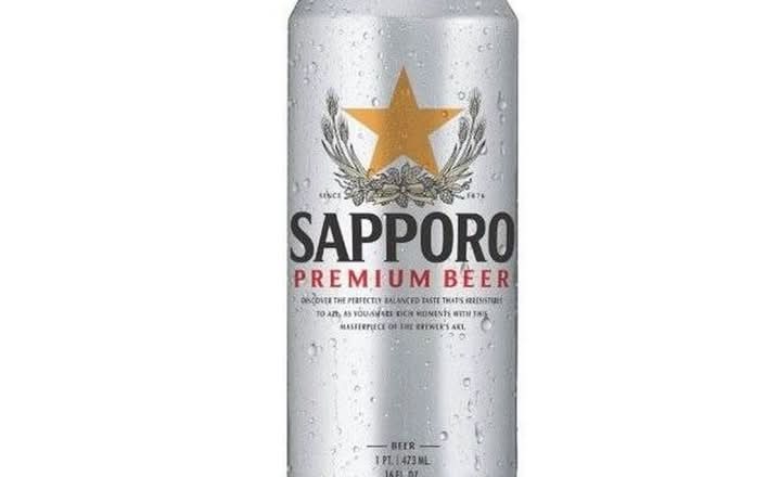 Sapporo 500ml Can