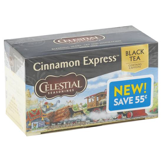Celestial Seasonings Cinnamon Express Black Tea (20 tea bags)