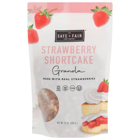 The Safe + Fair Food Company Strawberry Shortcake Granola Delivery